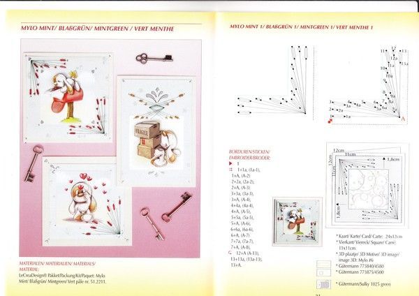 modele broderie pour carterie